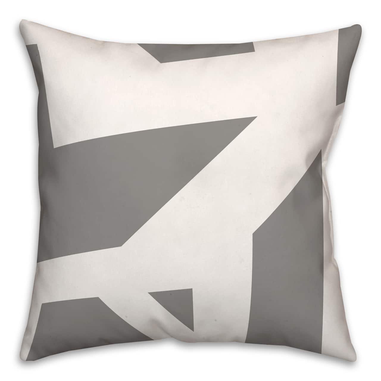 18" x 18" Geometric Blocks Versatile Throw Pillow